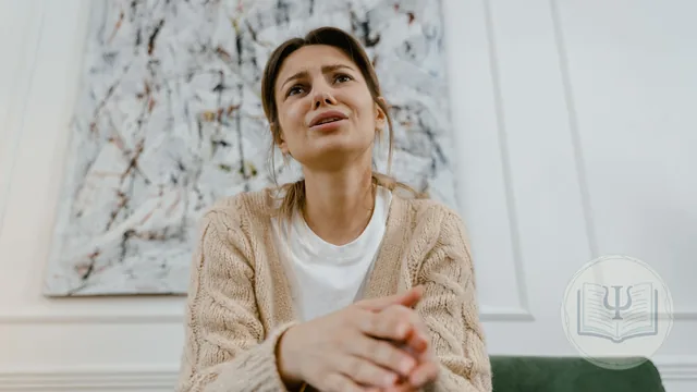 Social anxiety disorder: a person feeling anxious in a social situation